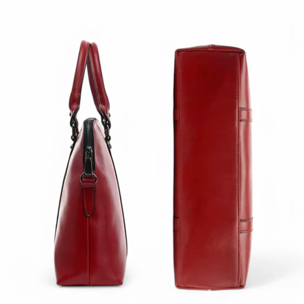 Leder Laptoptasche Damen 14 Zoll – Elegant, Stilvoll & Wetterfest