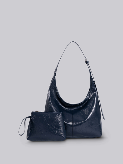 Schwarze Schultertasche Damen – Minimalistisches Design & viel Stauraum