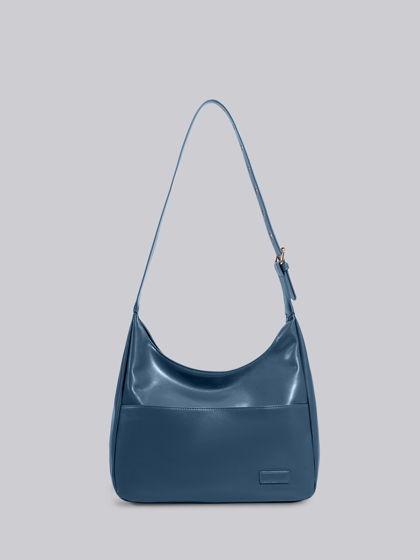 Schwarze Schultertasche Damen – Minimalistisches & geräumiges Design aus veganem Leder