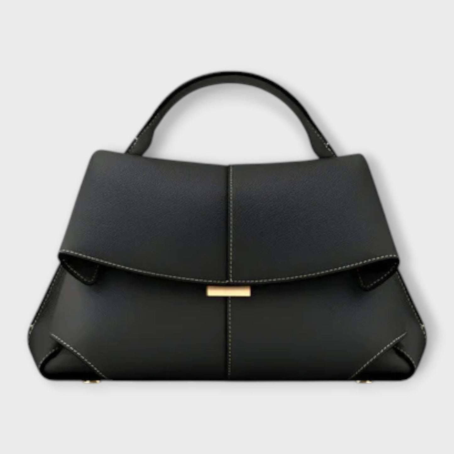Luxus Geometrische Handtasche aus Veganem Leder – Stilvolle Damen Umhängetasche im Modernen Design
