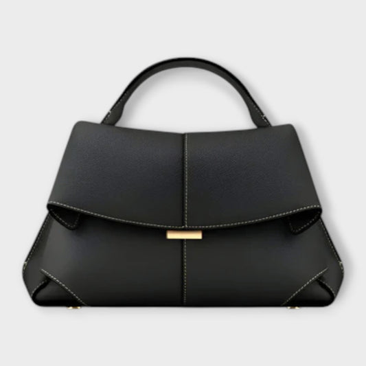 Luxus Geometrische Handtasche aus Veganem Leder – Stilvolle Damen Umhängetasche im Modernen Design