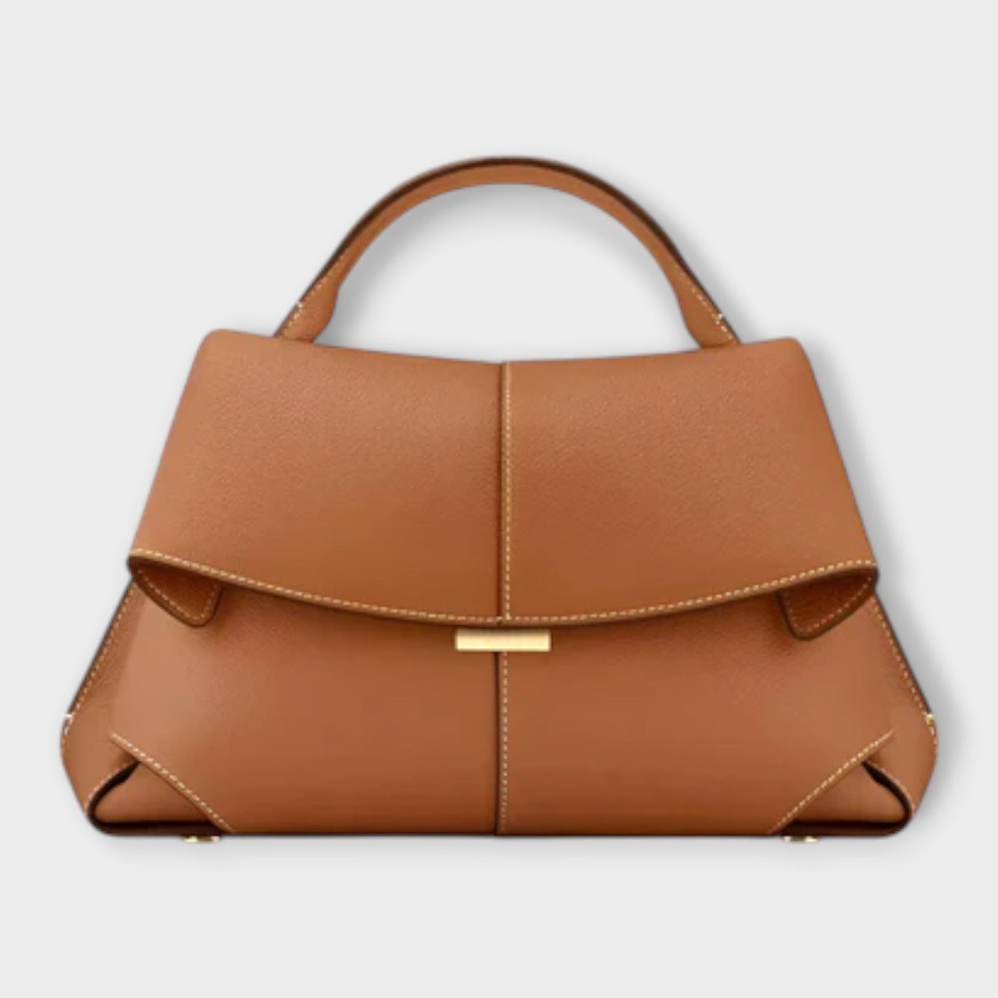 Luxus Geometrische Handtasche aus Veganem Leder – Stilvolle Damen Umhängetasche im Modernen Design