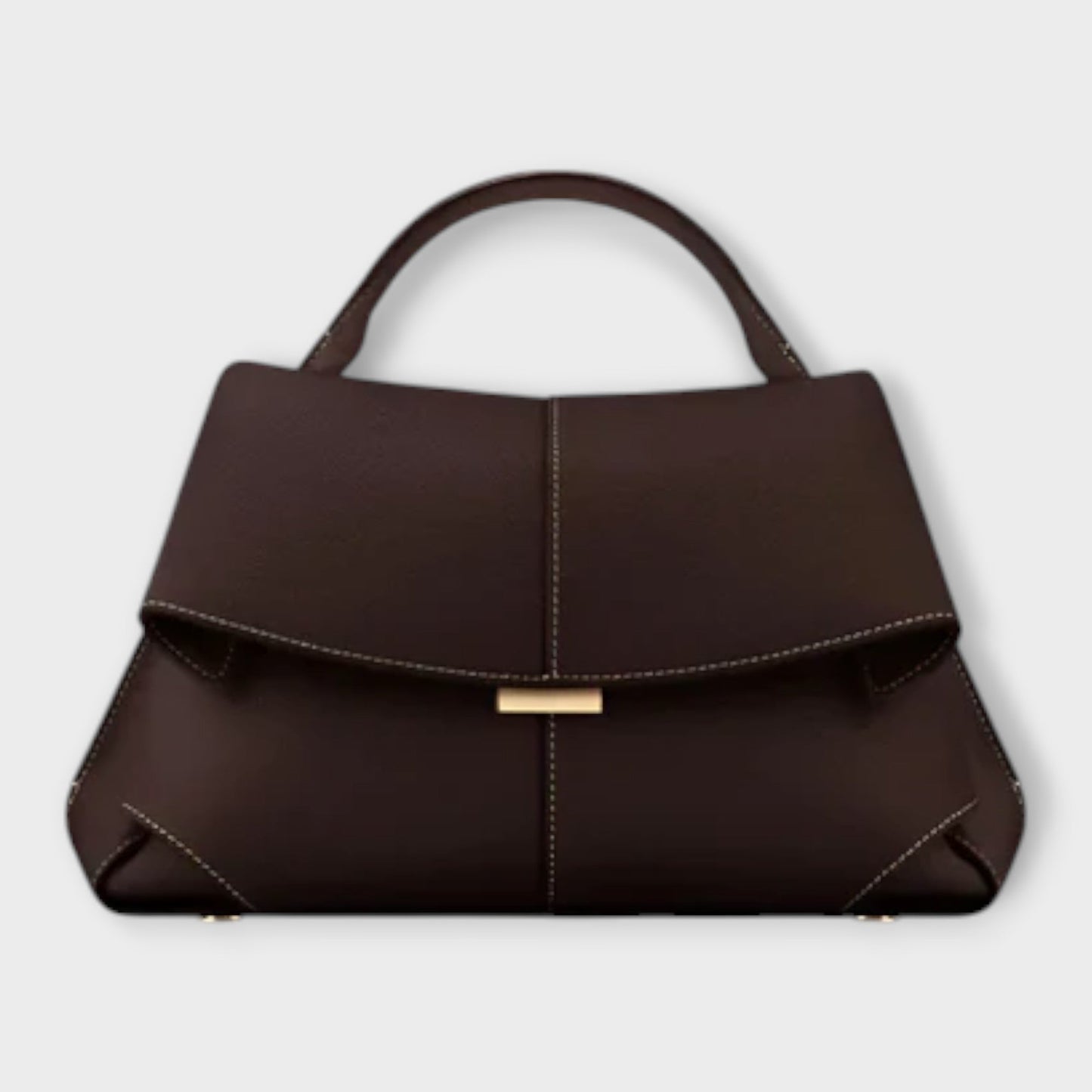 Luxus Geometrische Handtasche aus Veganem Leder – Stilvolle Damen Umhängetasche im Modernen Design