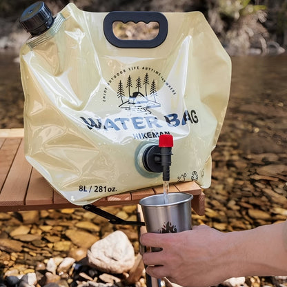 Faltbarer Wasserkanister 8L – BPA-frei, leicht & wiederverwendbar – Ideal für Camping, Wandern & Outdoor