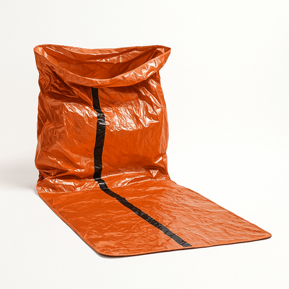 Wasserdichte Notfall-Schlafsack – Reflektiert Körperwärme, Leicht & Kompakt für Outdoor & Survival
