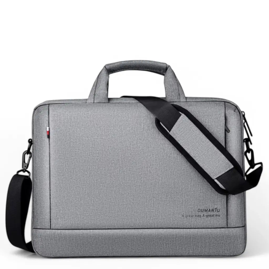 Moderne graue Laptoptasche für Herren – 13 Zoll, minimalistisch & praktisch für Arbeit und Studium