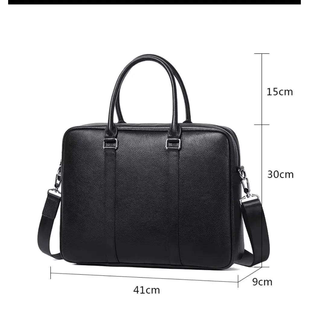 Laptoptasche Herren 14 Zoll – Echtleder Aktentasche für Business & Alltag