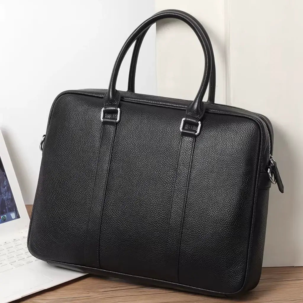 Laptoptasche Herren 14 Zoll – Echtleder Aktentasche für Business & Alltag