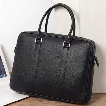 Laptoptasche Herren 14 Zoll – Echtleder Aktentasche für Business & Alltag