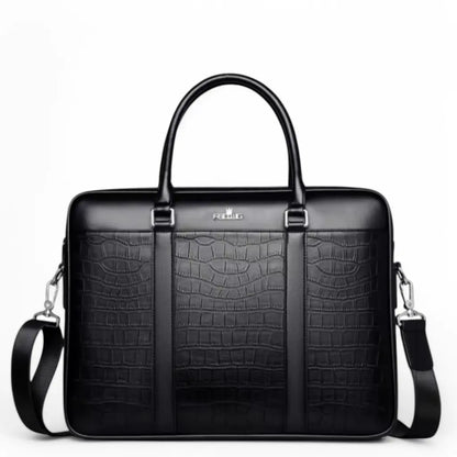 Leder Laptoptasche 13 Zoll – Krokodilleder Optik, Business & Luxus