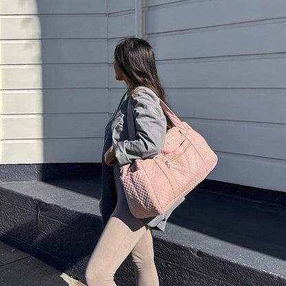 Weekender Reisetasche Damen – Große Handgepäck Tasche mit Schuhfach & Wasserabweisendem Material