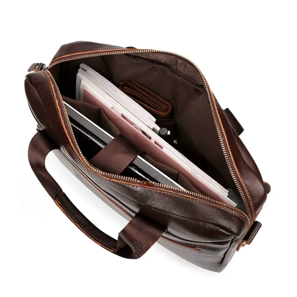 Luxe Herren Laptoptasche 13 Zoll – Echtleder, stilvoll & praktisch