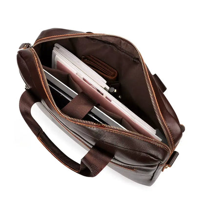 Luxe Herren Laptoptasche 13 Zoll – Echtleder, stilvoll & praktisch