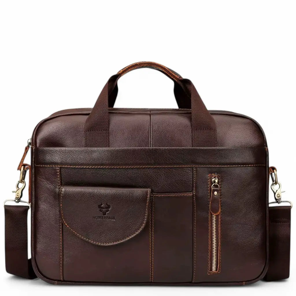 Luxe Herren Laptoptasche 13 Zoll – Echtleder, stilvoll & praktisch