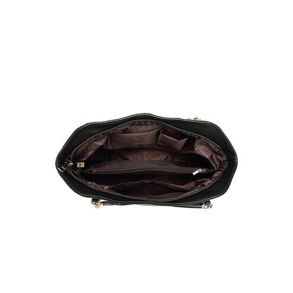 Trendige Handtasche Veganes Leder – Elegant & Praktisch mit Goldenen Details