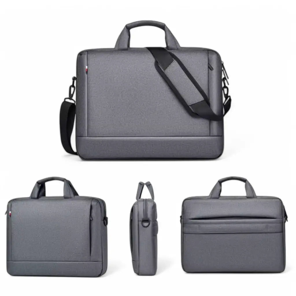 Moderne graue Laptoptasche für Herren – 13 Zoll, minimalistisch & praktisch für Arbeit und Studium