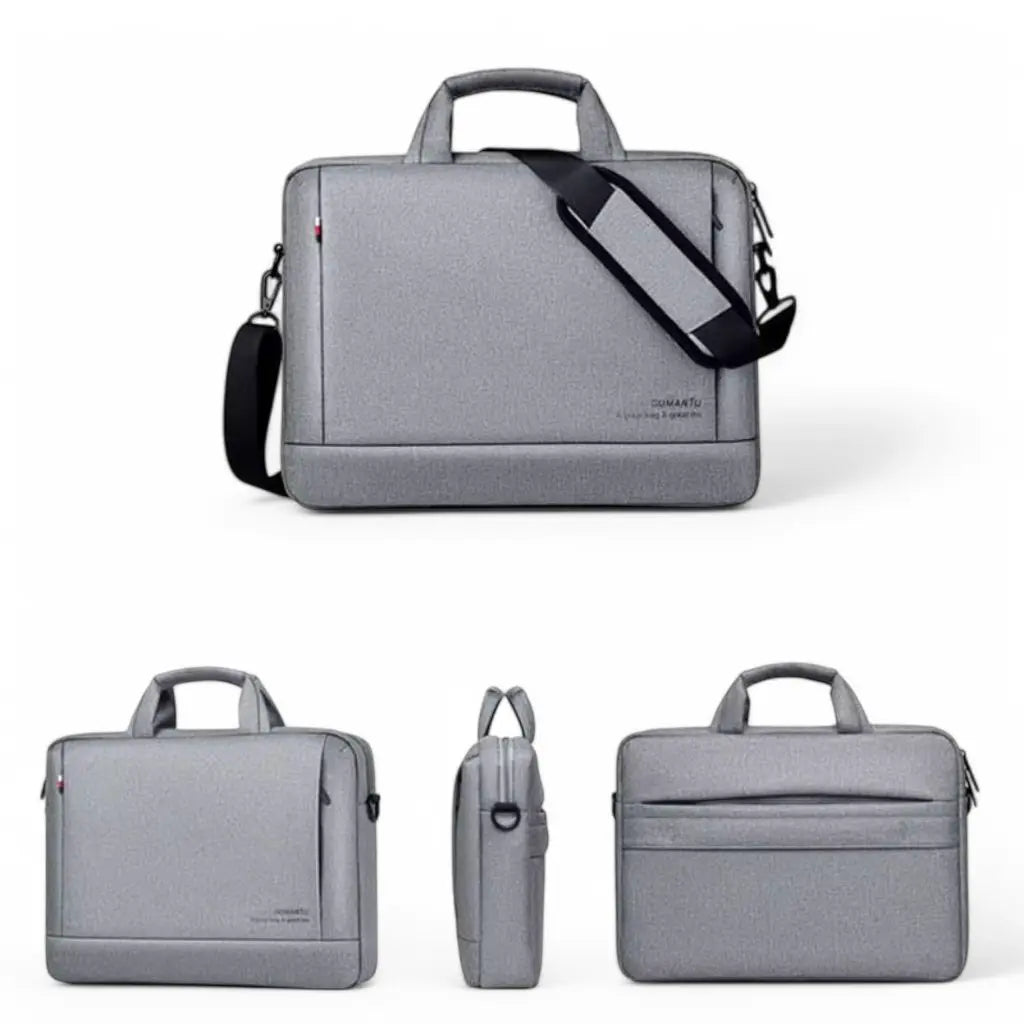 Moderne graue Laptoptasche für Herren – 13 Zoll, minimalistisch & praktisch für Arbeit und Studium