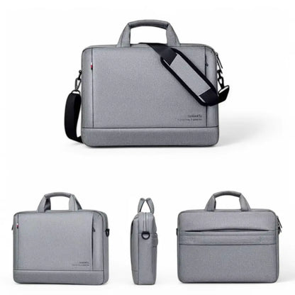 Moderne graue Laptoptasche für Herren – 13 Zoll, minimalistisch & praktisch für Arbeit und Studium