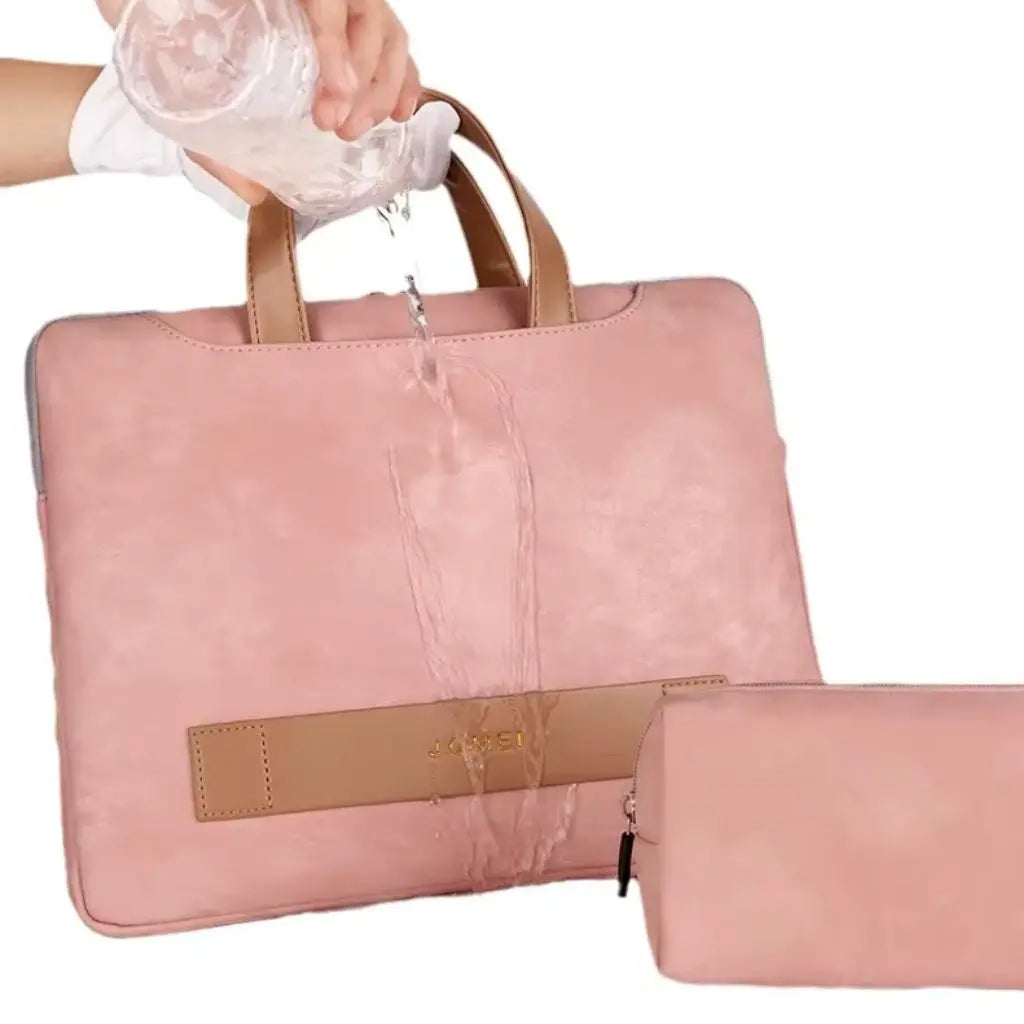 Stylische Laptoptasche für Damen – 16 Zoll, Rosa, mit Zubehörfach