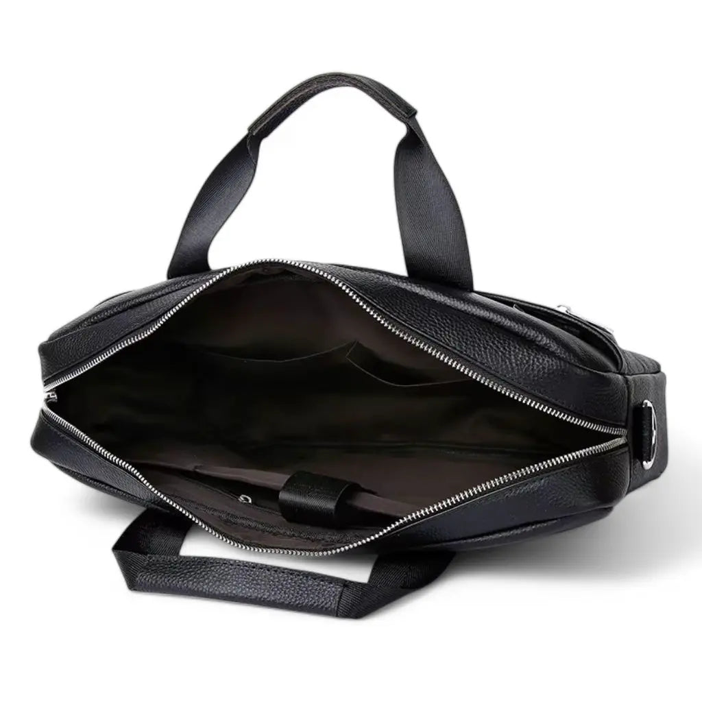 Luxe Herren Laptoptasche 15 Zoll – Elegante Echtleder Aktentasche für Business & Büro
