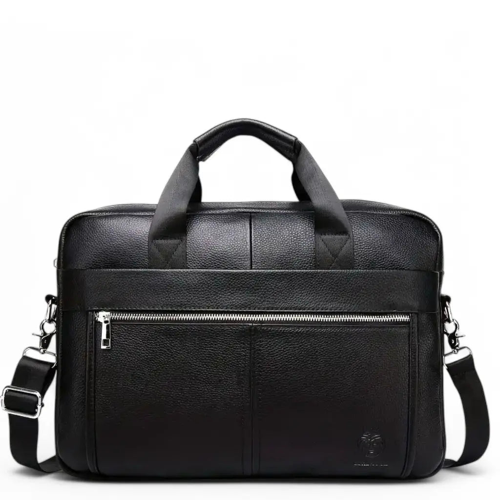 Luxe Herren Laptoptasche 15 Zoll – Elegante Echtleder Aktentasche für Business & Büro
