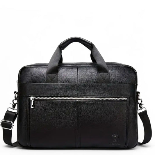 Luxe Herren Laptoptasche 15 Zoll – Elegante Echtleder Aktentasche für Business & Büro