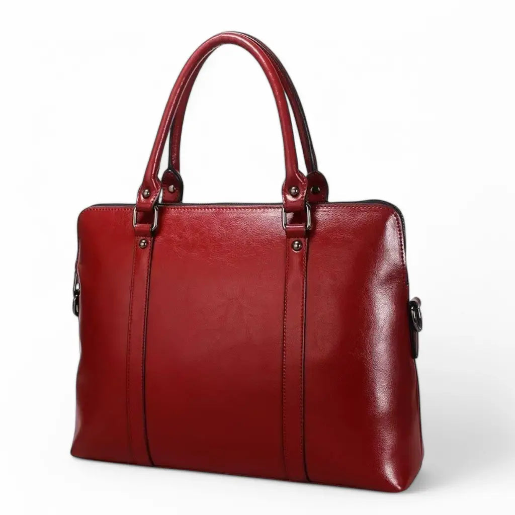 Leder Laptoptasche Damen 14 Zoll – Elegant, Stilvoll & Wetterfest